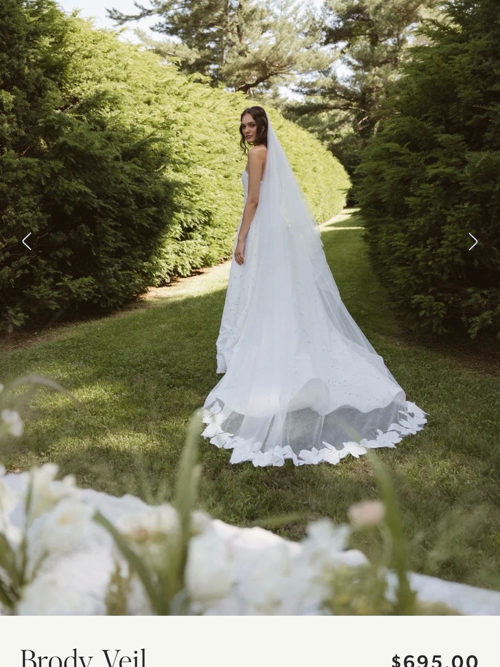 Jenny Yoo Brody Veil - Cathedral Length with Blusher